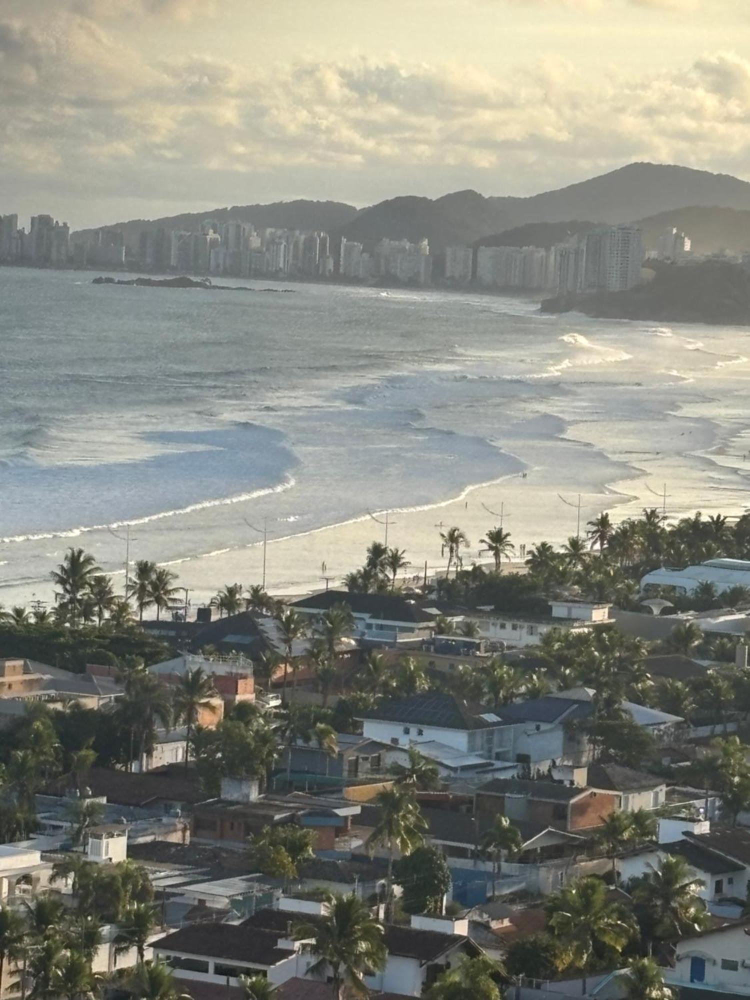 Maravilhoso Apartamento Vista Mar Enseada Guaruja Luaran gambar